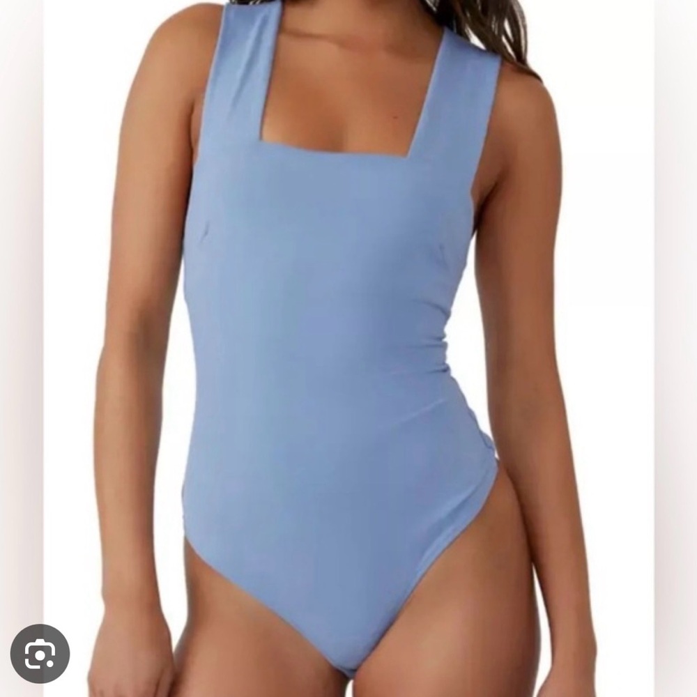 Intimately Free People Periwinkle Bodysuit